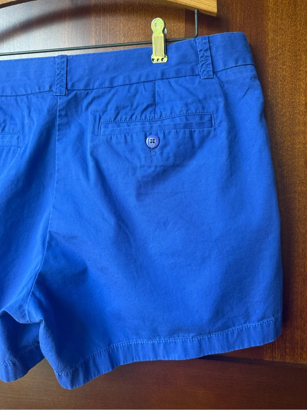 Women’s J. Crew Blue 4.5 Inch Cotton Shorts Size 14
